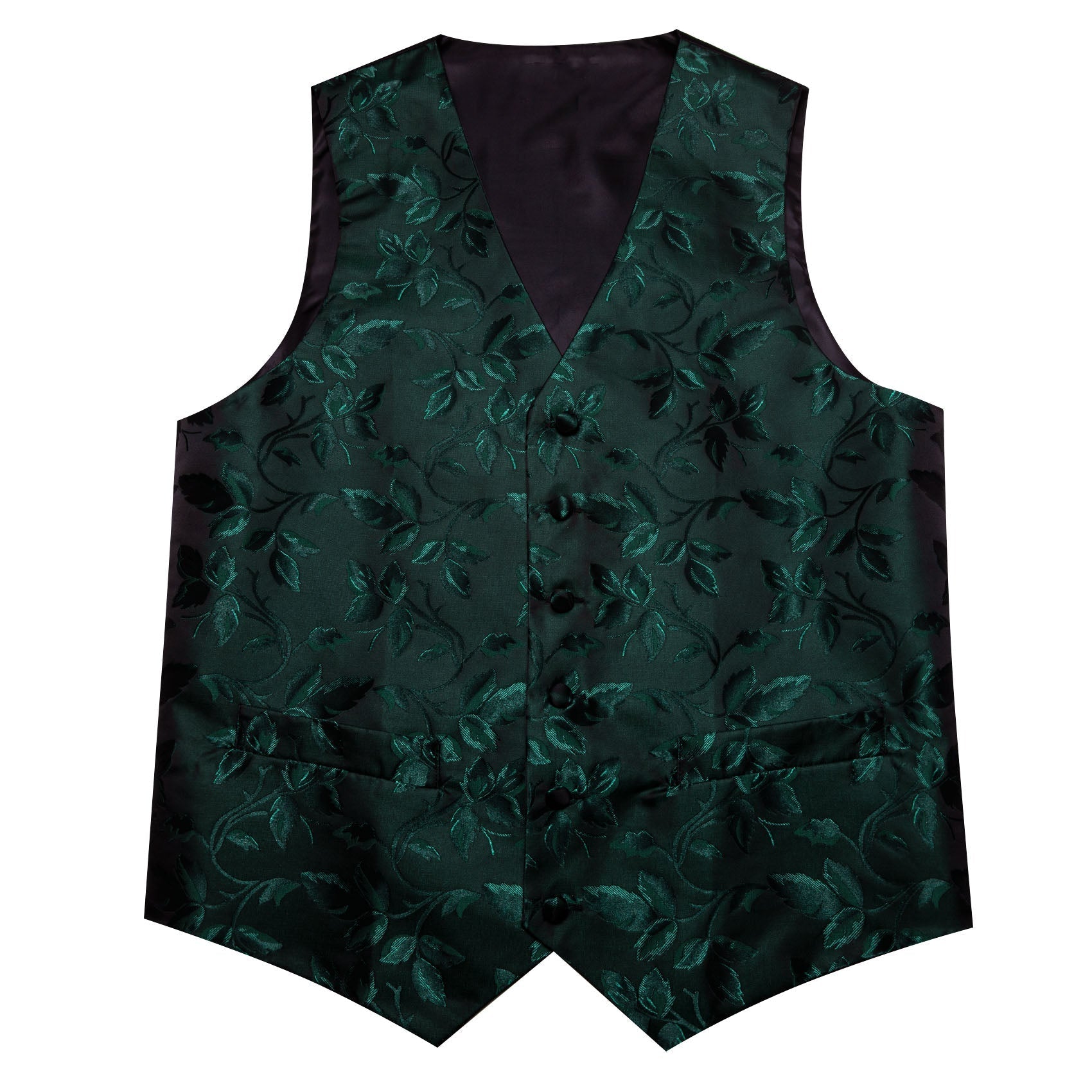 GentCrest Black Floral Vest Set - Image 6