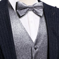 Shining Silver Vest Set - GentCrest