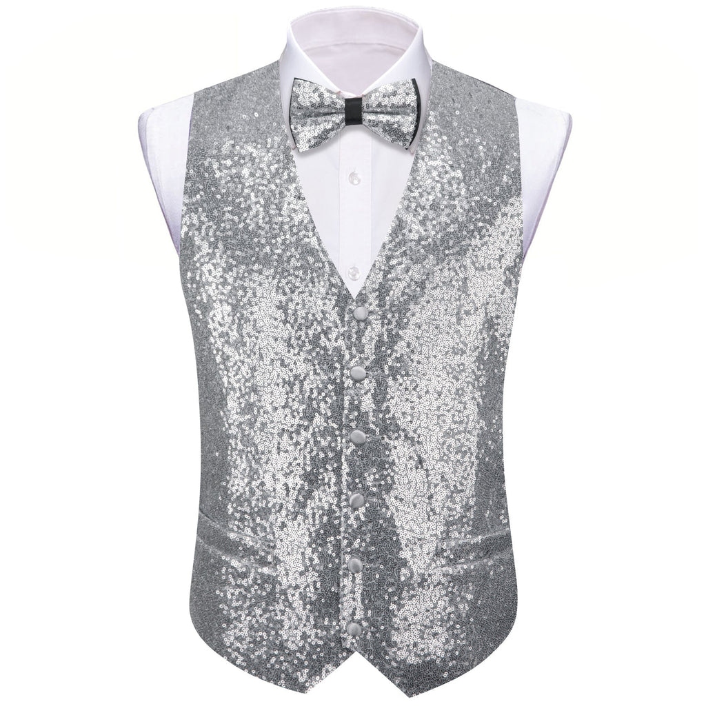 GentCrest Silver Solid Vest Set - Image 4