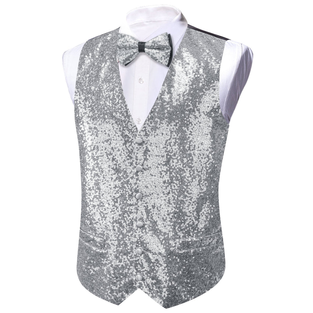 GentCrest Silver Solid Vest Set - Image 5