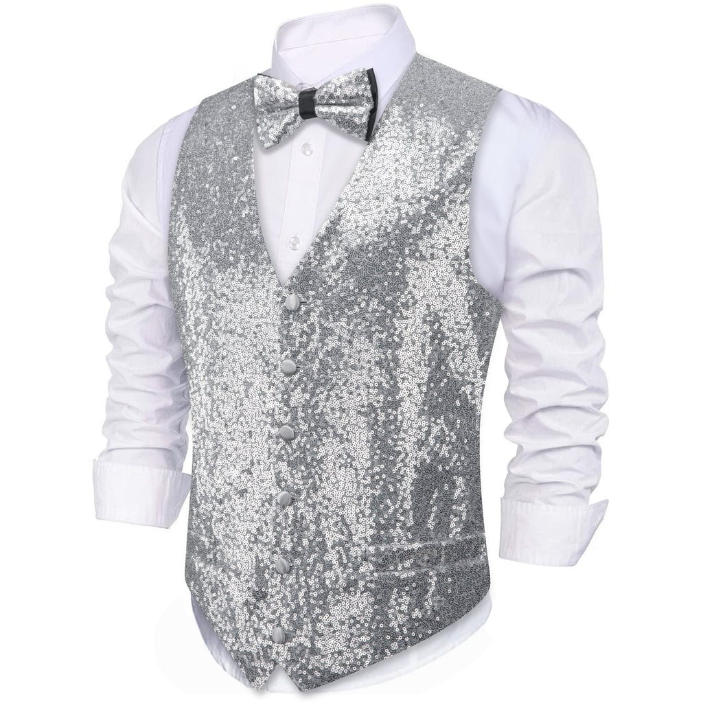 GentCrest Silver Solid Vest Set - Image 3