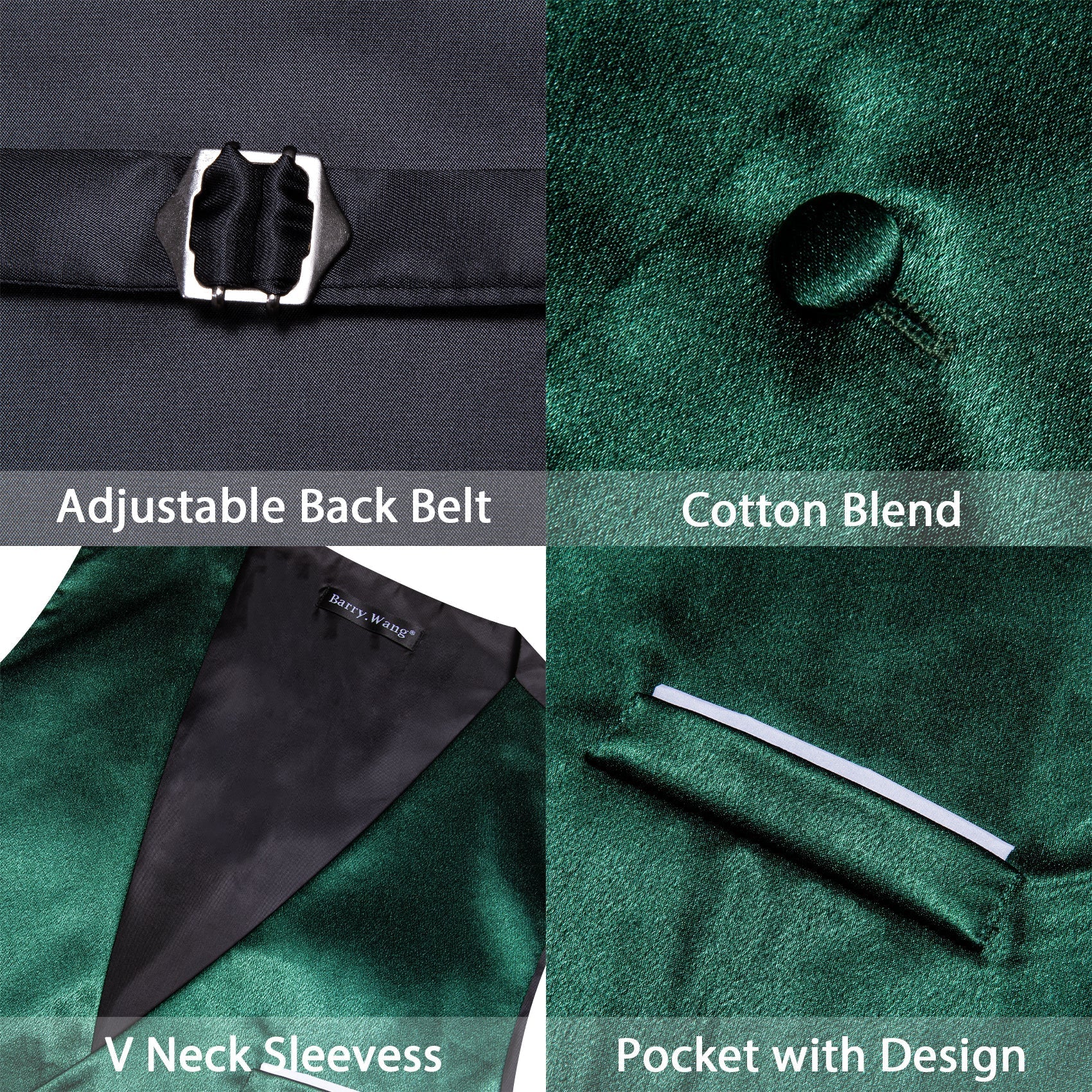 GentCrest Red Solid Vest Set - Image 3