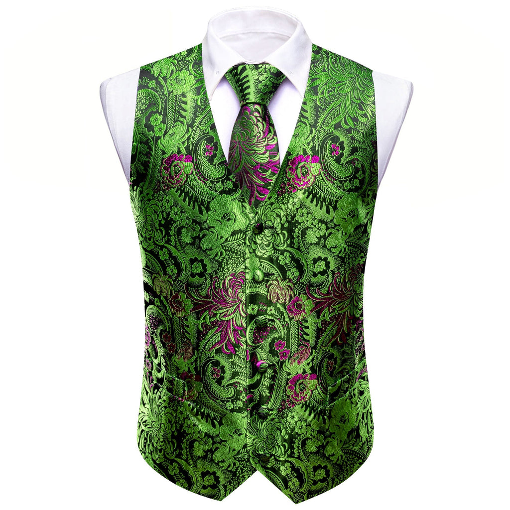 GentCrest Green Paisley Vest Set - Image 2