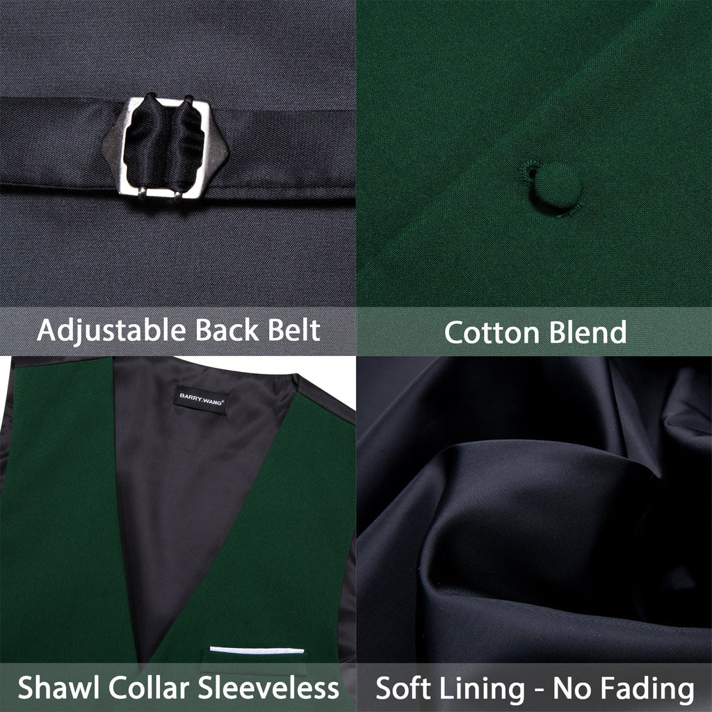 GentCrest Green Solid Vest Set - Image 4