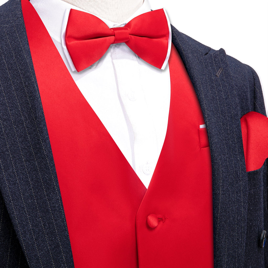 GentCrest Red Solid Vest Set - Image 1