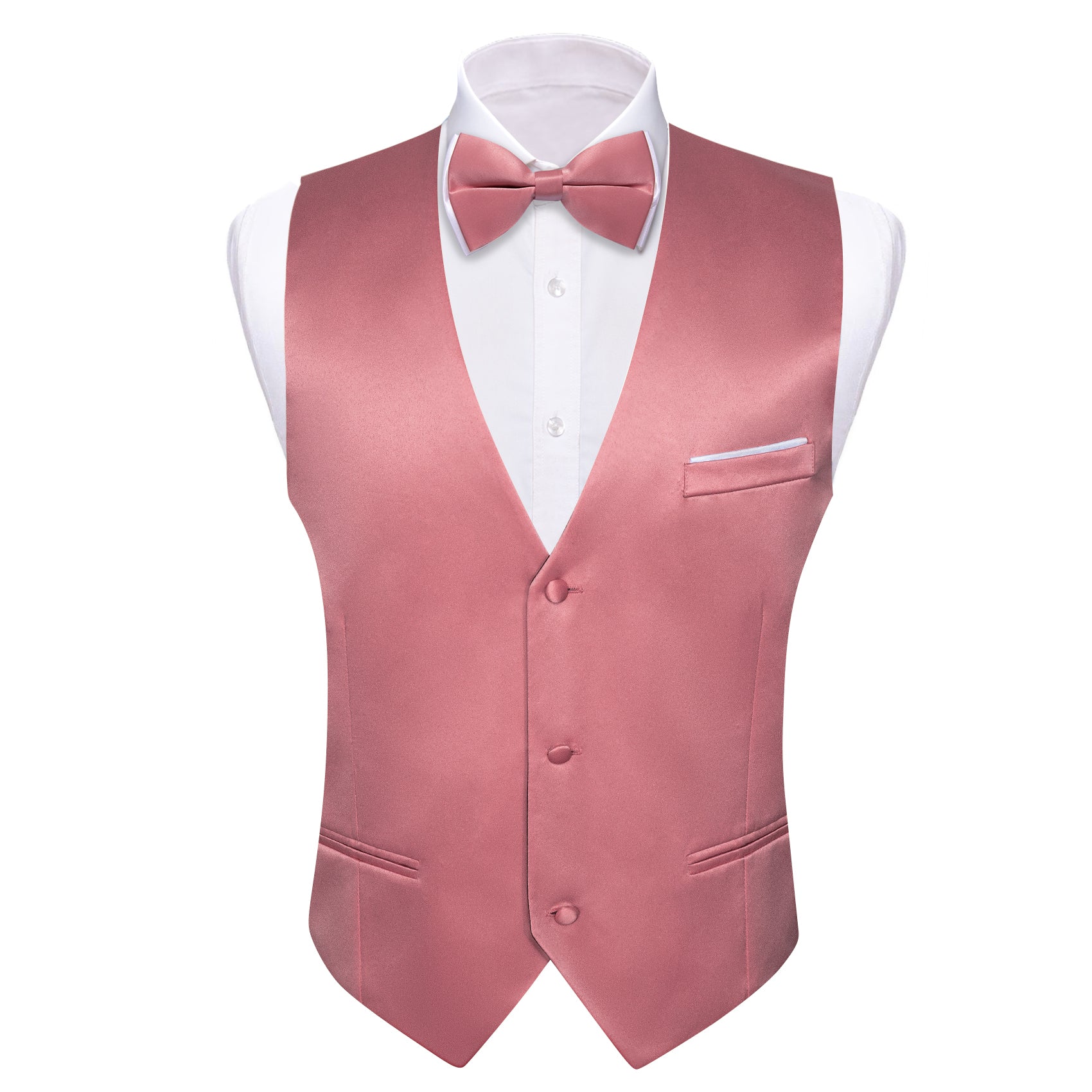GentCrest Coral Solid Vest Set - Image 3