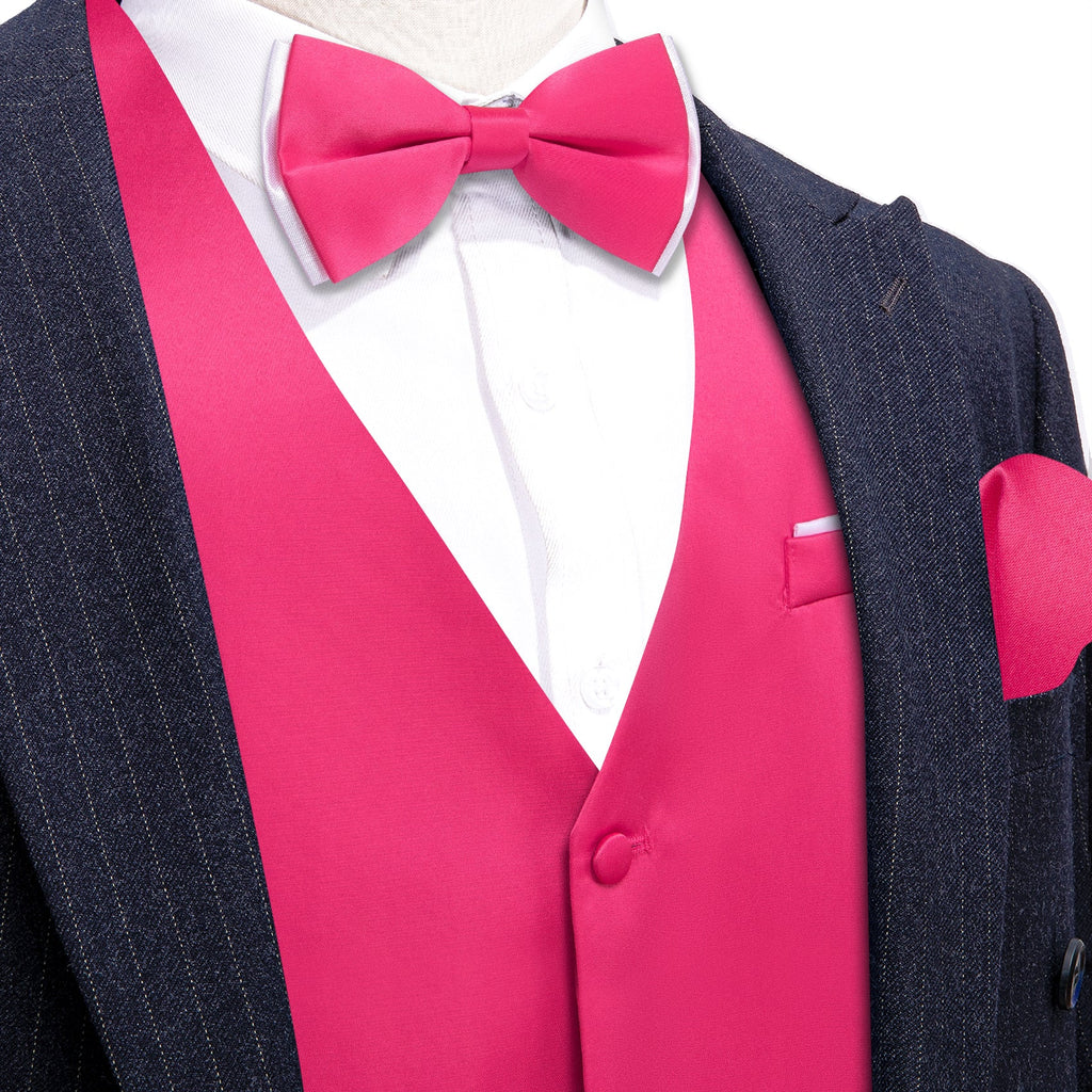 GentCrest Pink Solid Vest Set - Image 1