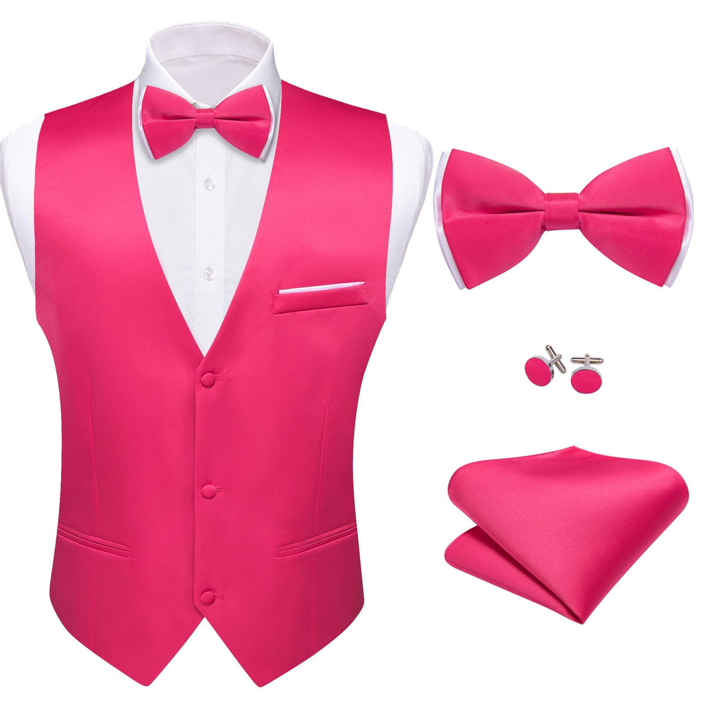 GentCrest Pink Solid Vest Set - Image 5