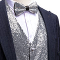 GentCrest Grey Solid Vest Set - Image 1