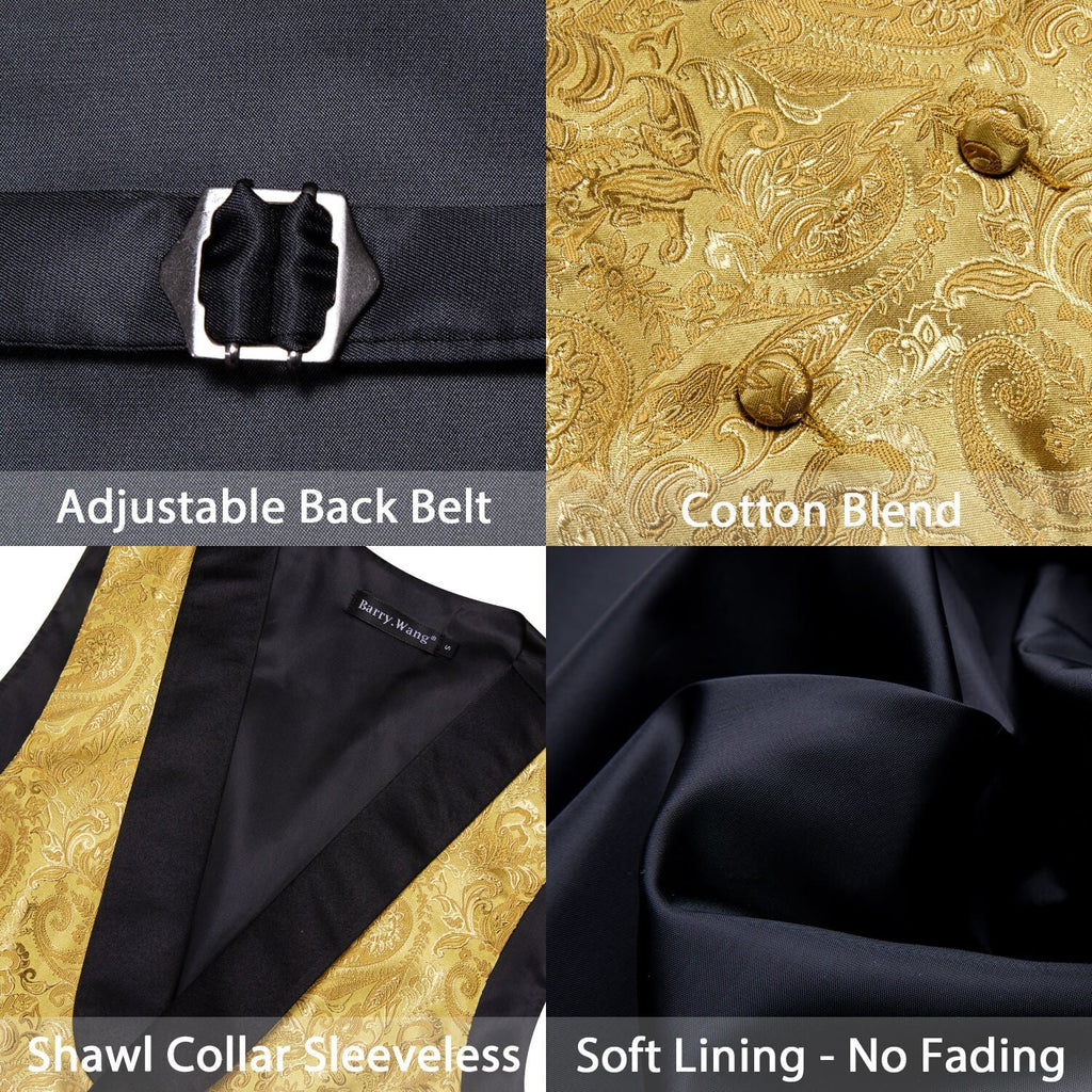 GentCrest Gold Paisley Vest Set - Image 6