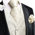 GentCrest White Paisley Vest Set - Image 1