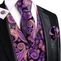 GentCrest Black Paisley Vest Set - Image 1