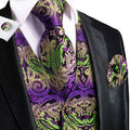 GentCrest Green Paisley Vest Set - Image 1