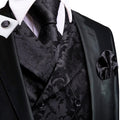 GentCrest Black Paisley Vest Set - Image 1