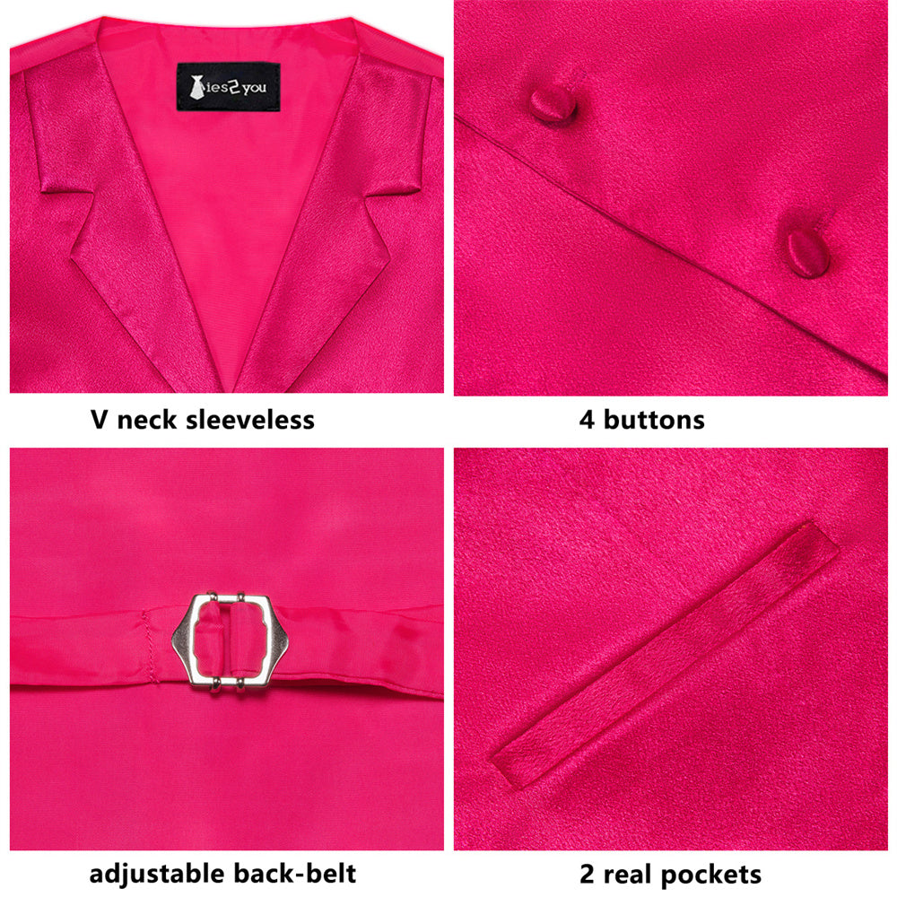 GentCrest Red Solid Vest Set - Image 6