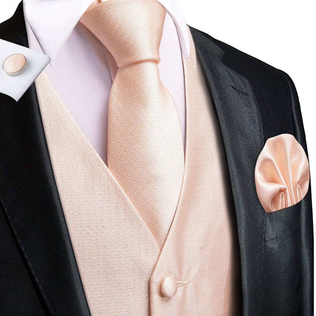 GentCrest Salmon Solid Vest Set - Image 1