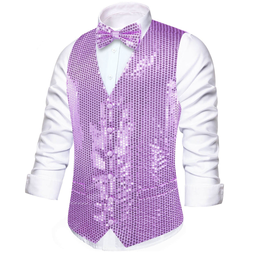GentCrest Purple Sequin Vest Set - Image 2