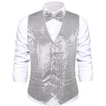 GentCrest Grey Sequin Vest Set - Image 1