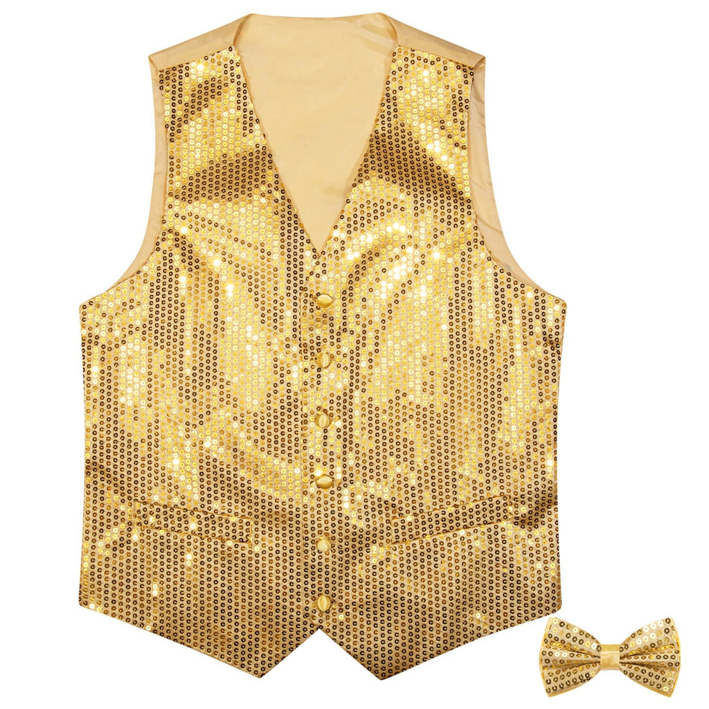 GentCrest Gold Sequin Vest Set - Image 4