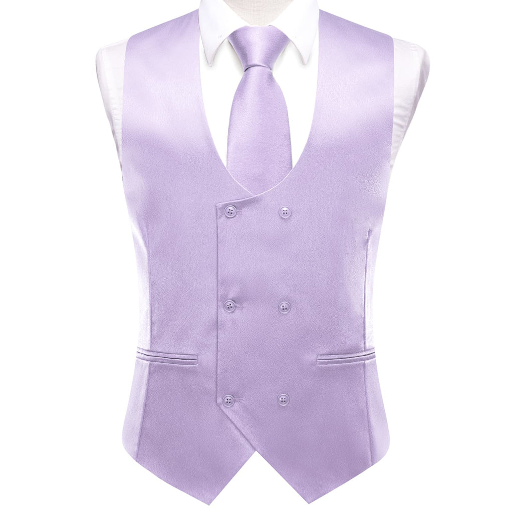 GentCrest Purple Solid Vest Set - Image 3