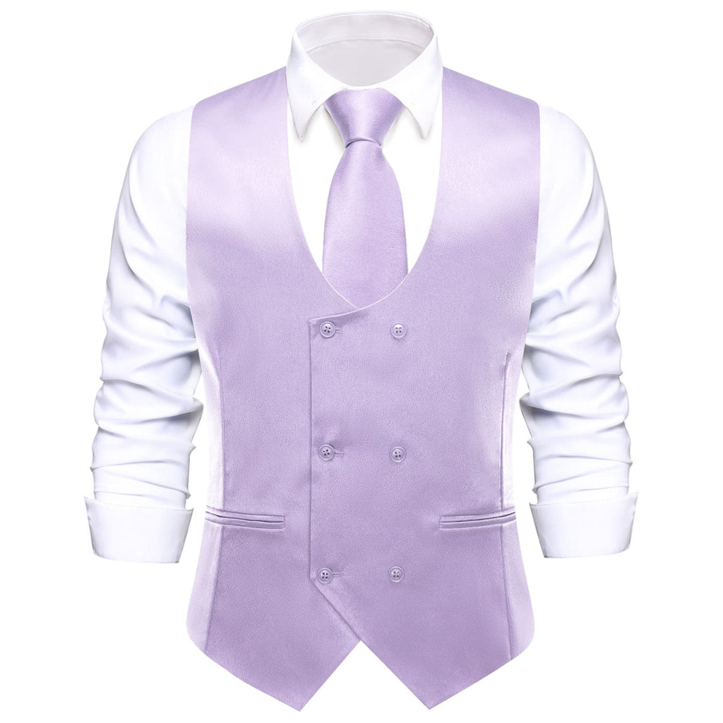 GentCrest Purple Solid Vest Set - Image 4