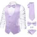 GentCrest Purple Solid Vest Set - Image 1