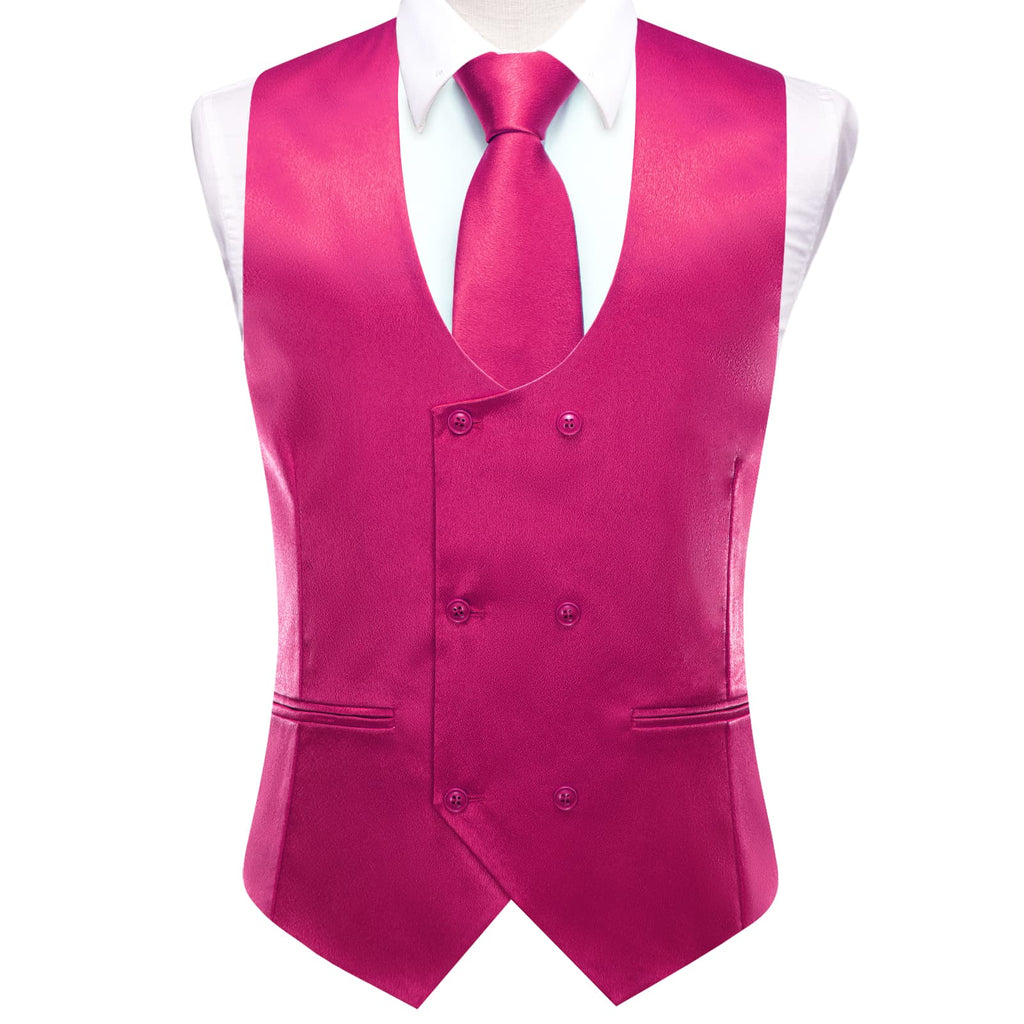 GentCrest Pink Solid Vest Set - Image 3