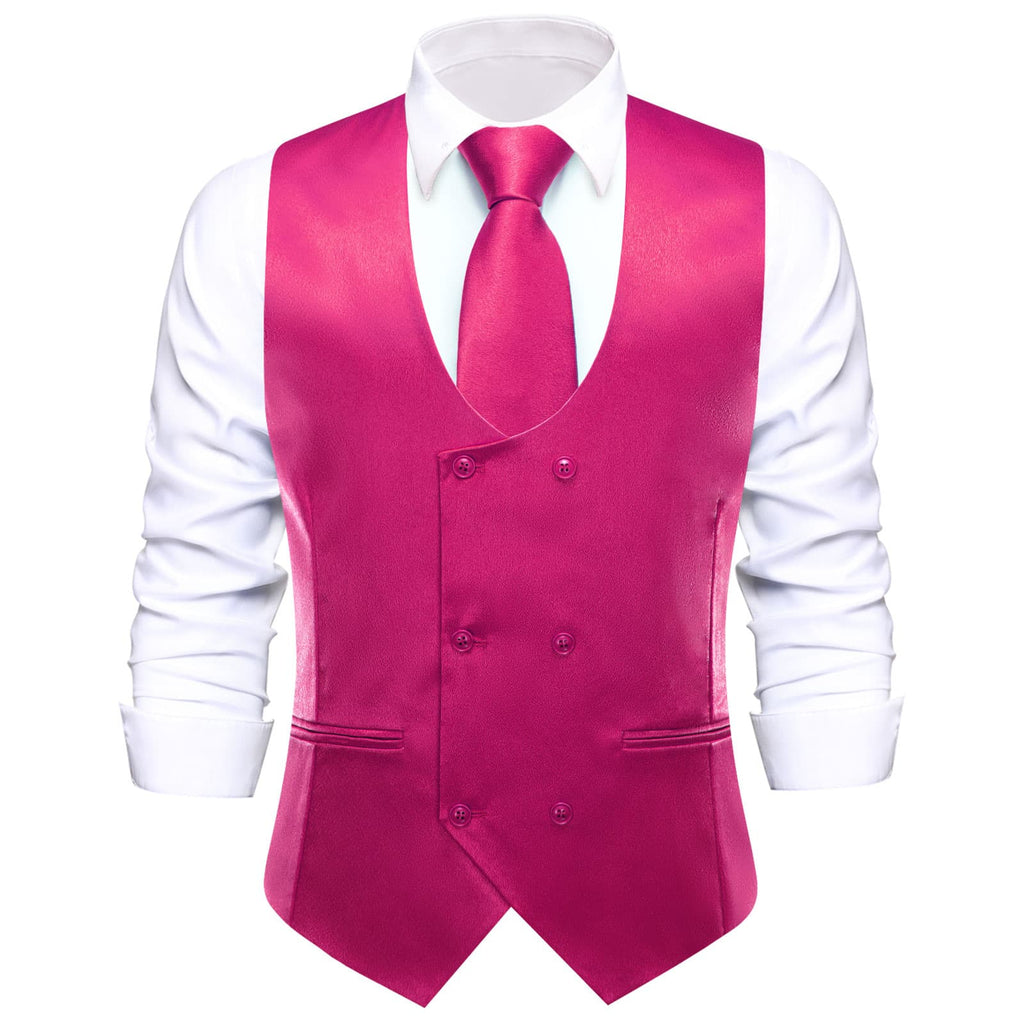 GentCrest Pink Solid Vest Set - Image 4