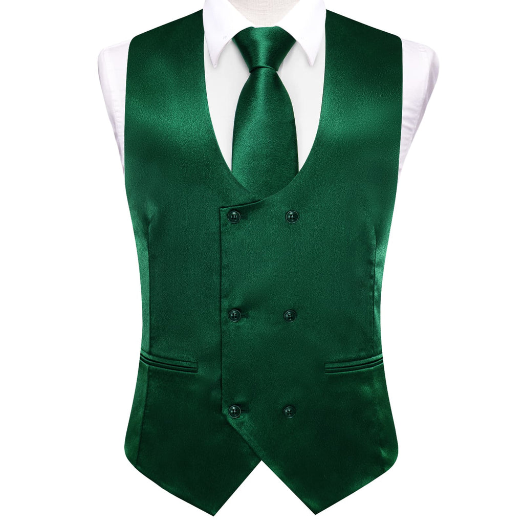 GentCrest Green Solid Vest Set - Image 3