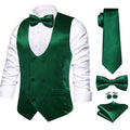 GentCrest Green Solid Vest Set - Image 1
