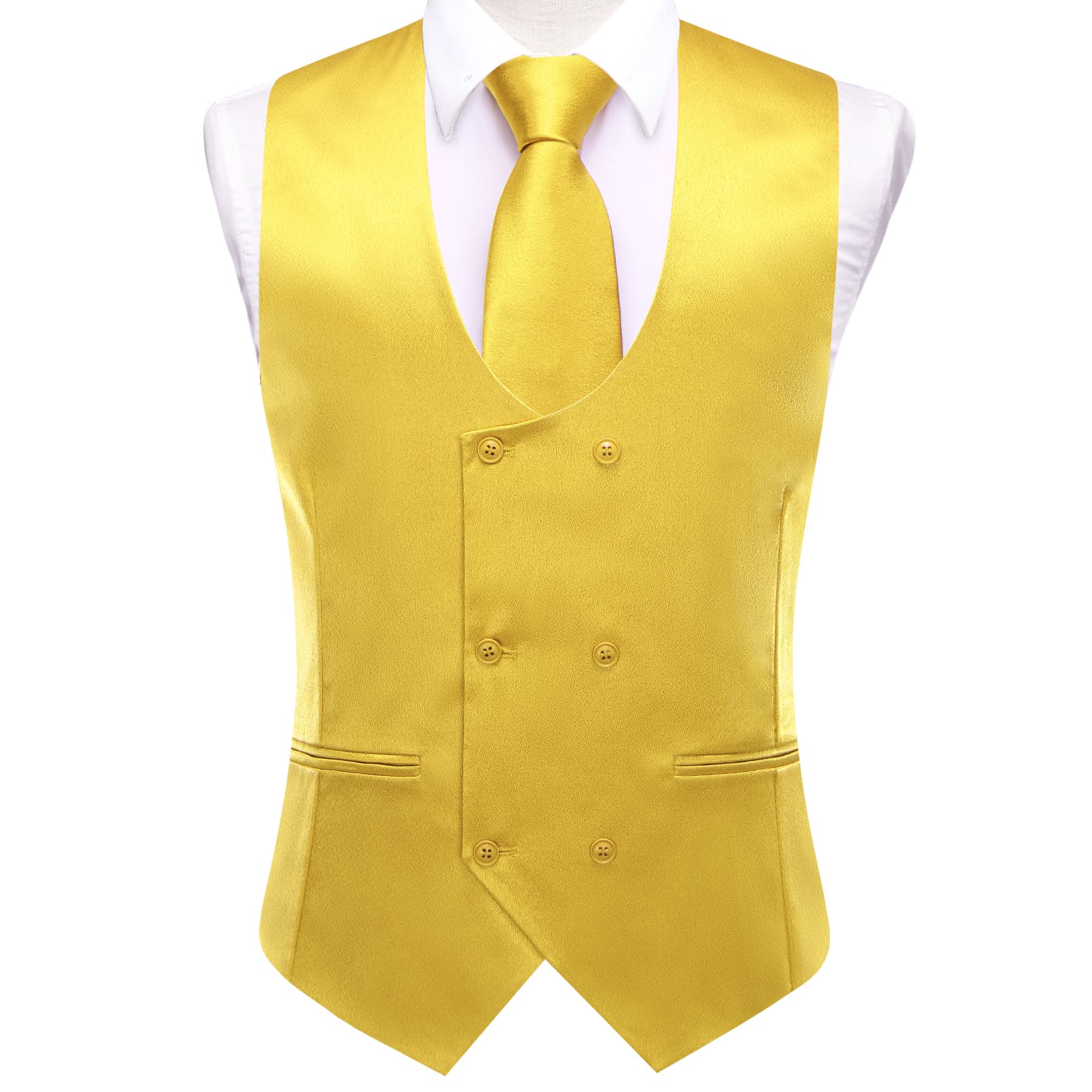 GentCrest Yellow Solid Vest Set - Image 3