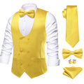 GentCrest Yellow Solid Vest Set - Image 1