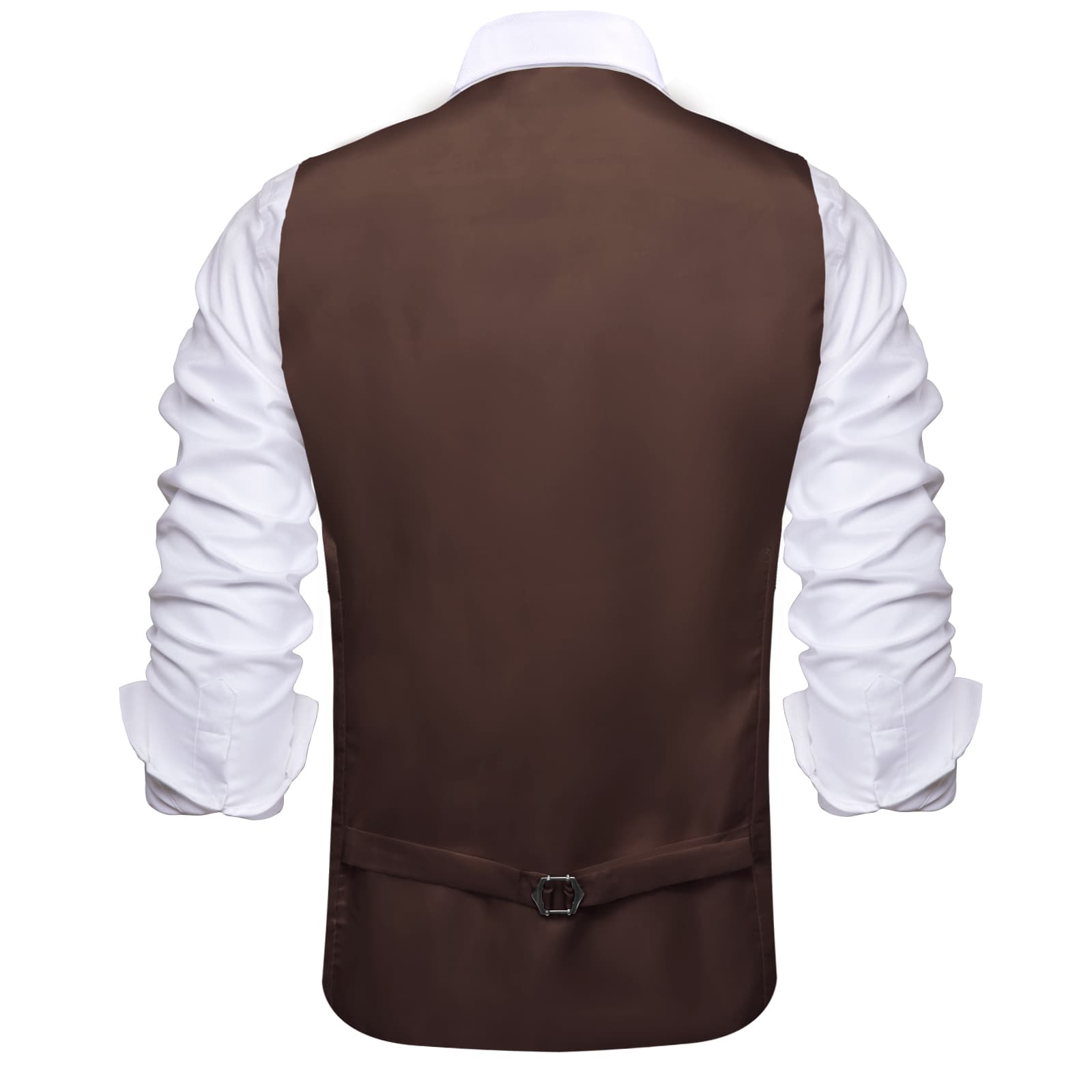 GentCrest Brown Solid Vest Set - Image 5