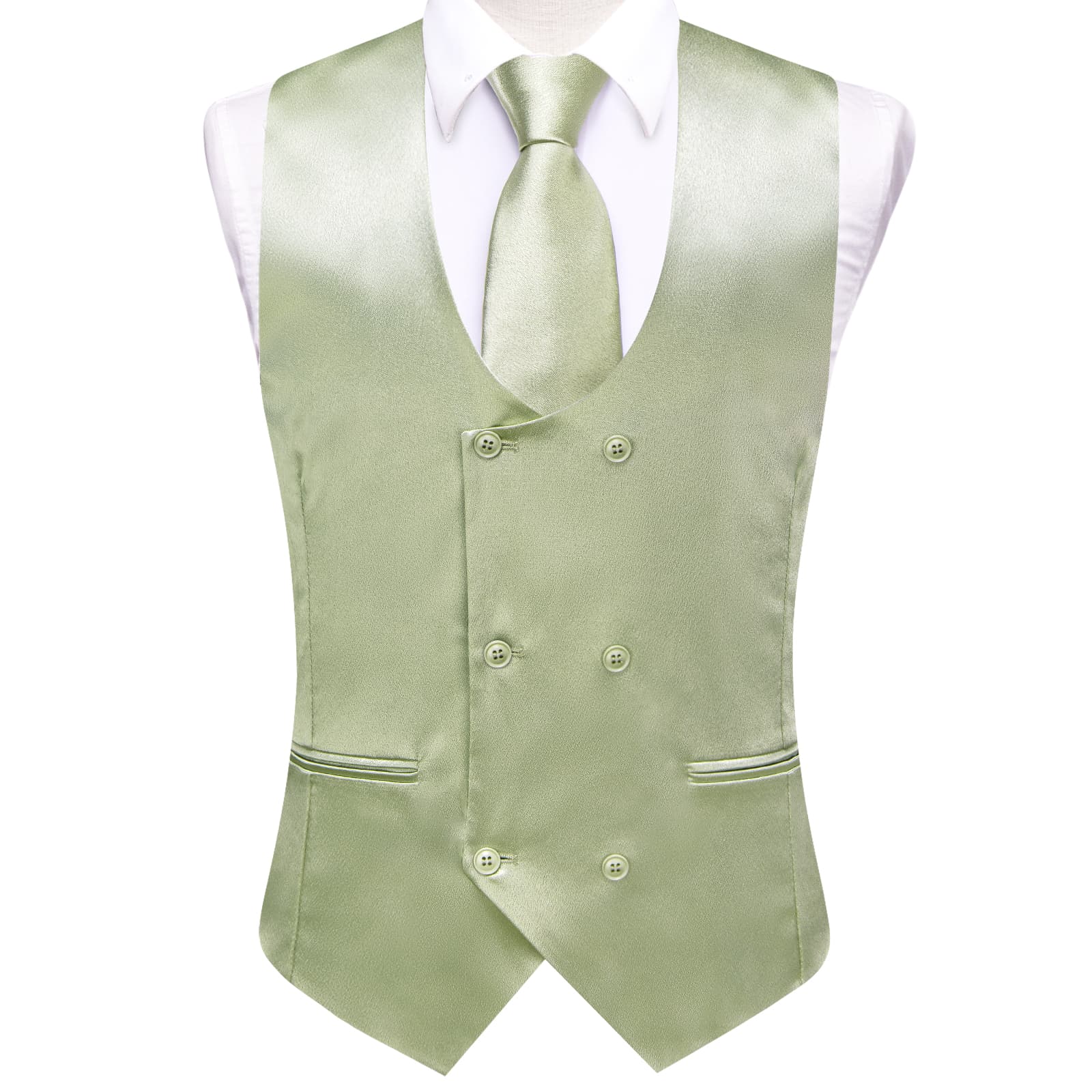 GentCrest Green Solid Vest Set - Image 3