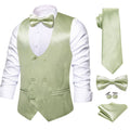 GentCrest Green Solid Vest Set - Image 1