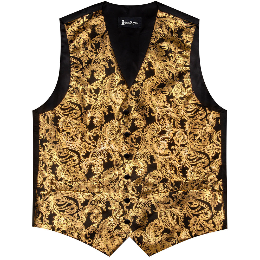 GentCrest Black Paisley Vest Set - Image 8