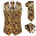 GentCrest Black Paisley Vest Set - Image 1