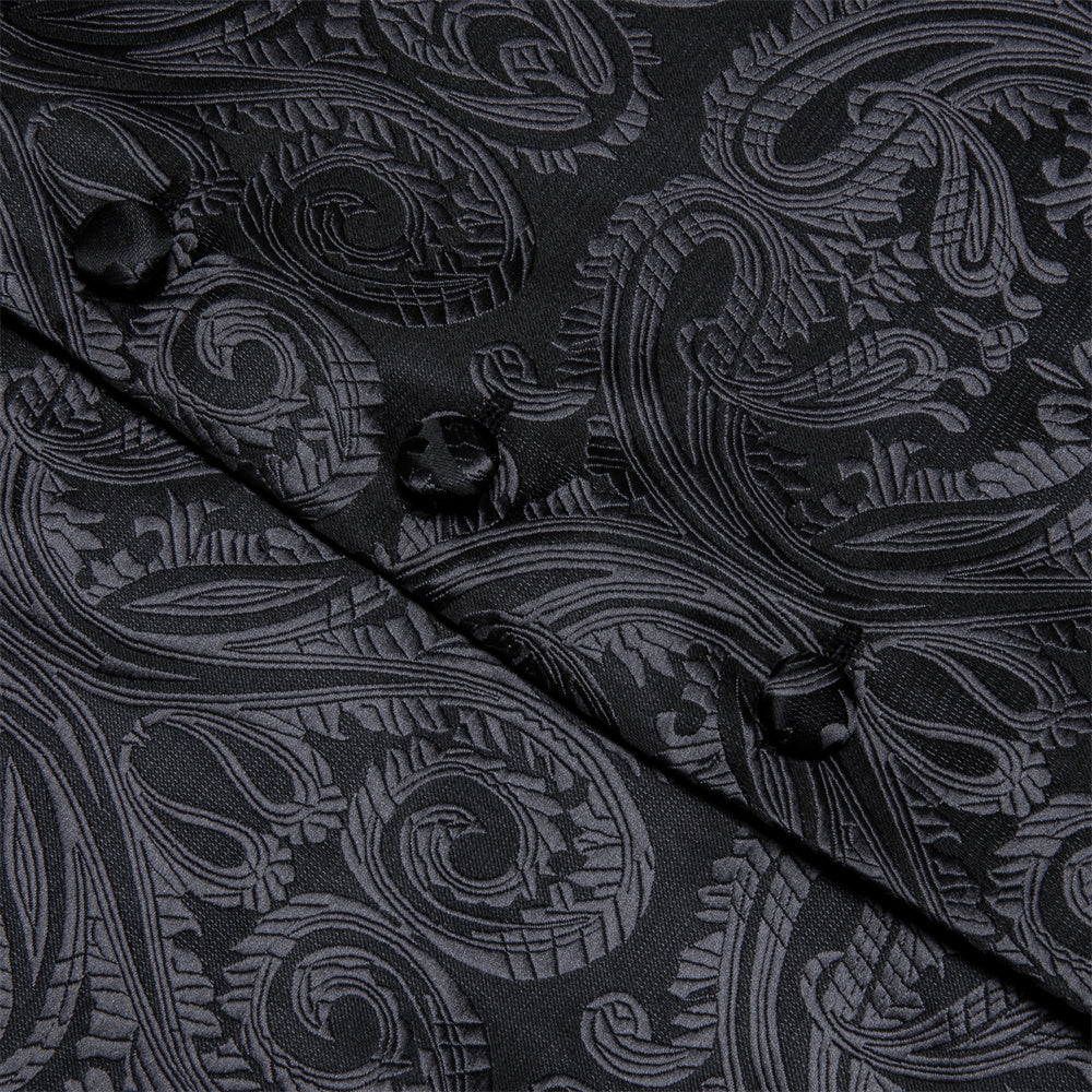 GentCrest Black Paisley Vest Set - Image 6
