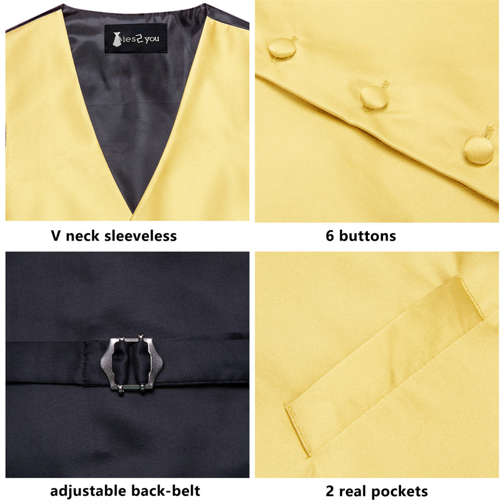 GentCrest Gold Solid Vest Set - Image 4