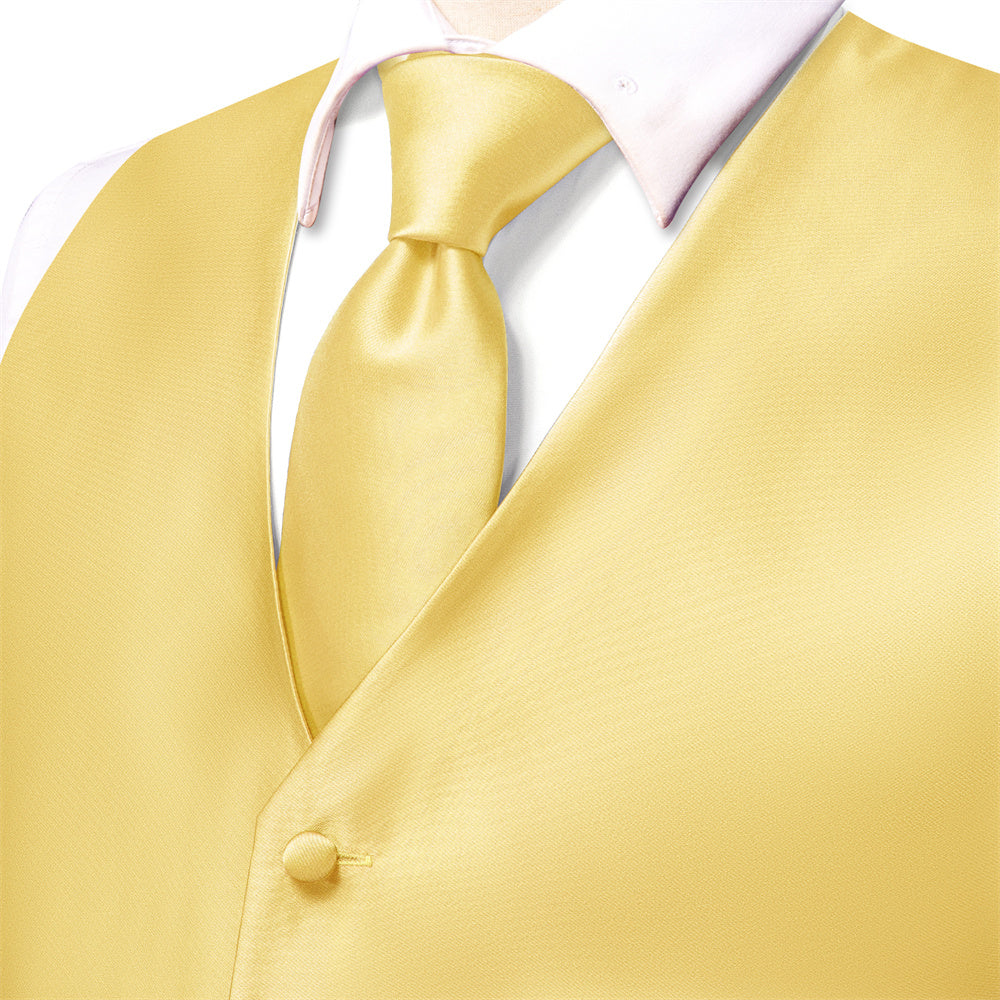 GentCrest Gold Solid Vest Set - Image 3