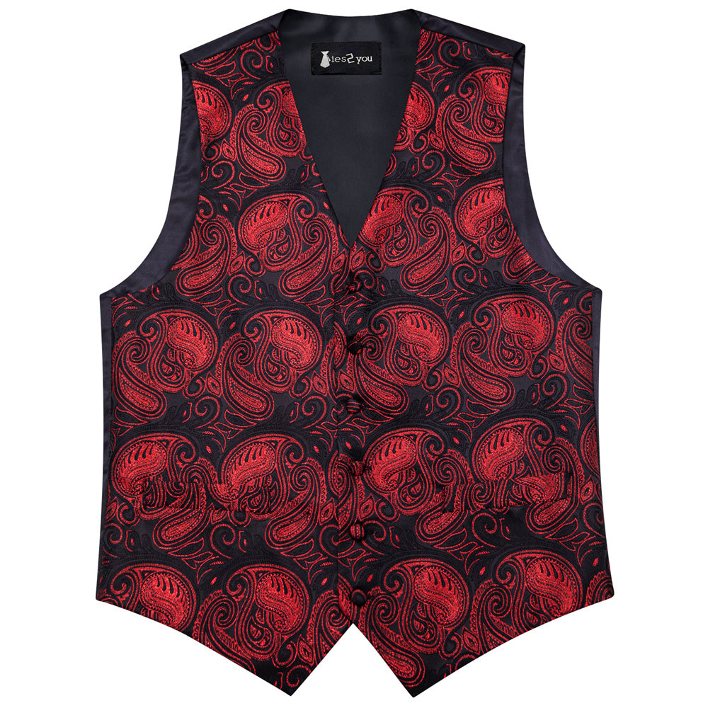 GentCrest Black Paisley Vest Set - Image 6