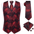 GentCrest Black Paisley Vest Set - Image 1