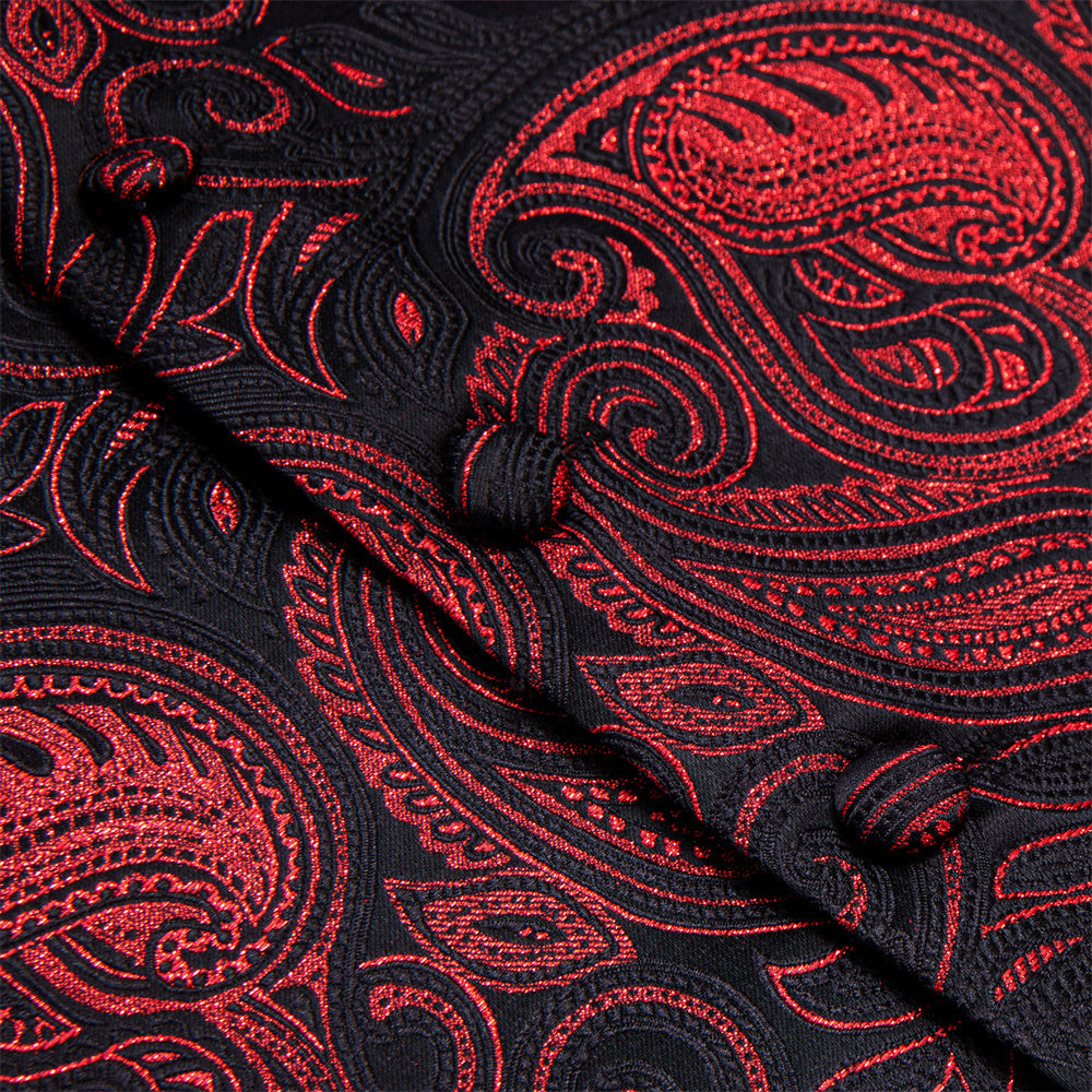 GentCrest Black Paisley Vest Set - Image 7