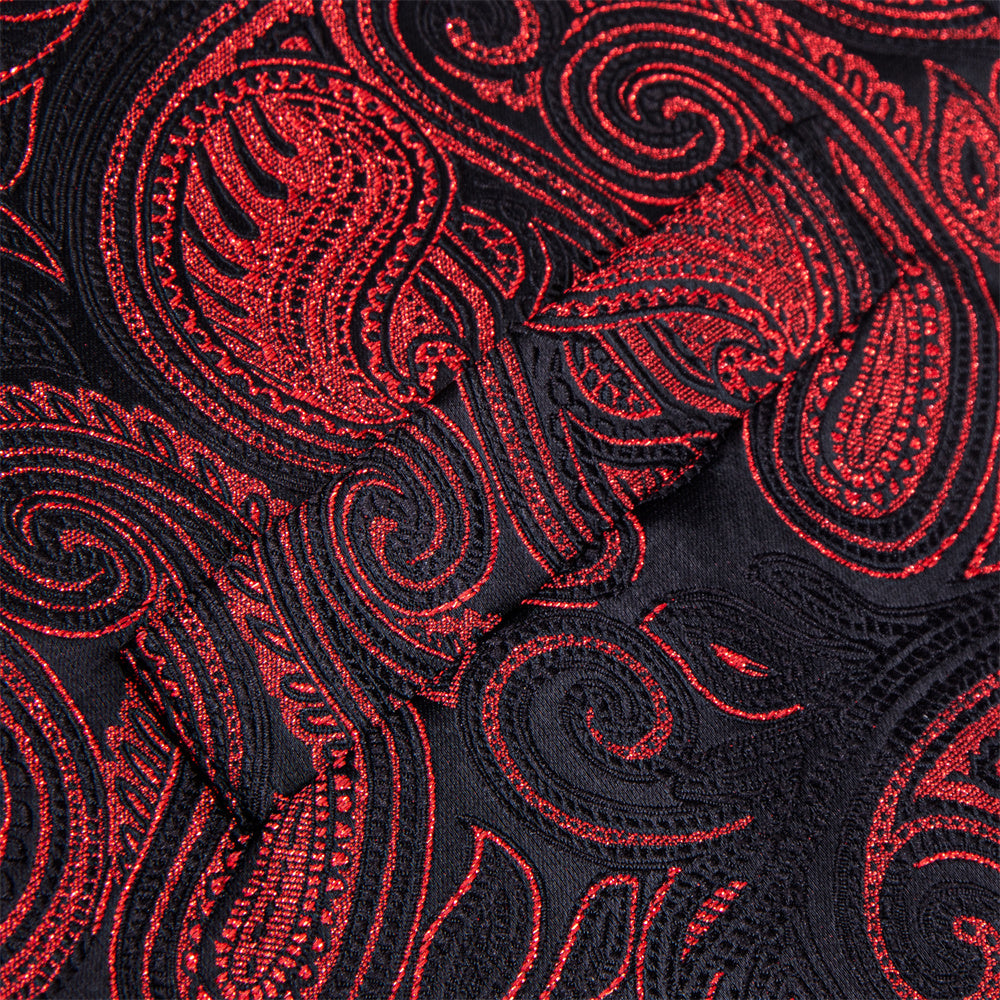 GentCrest Black Paisley Vest Set - Image 8
