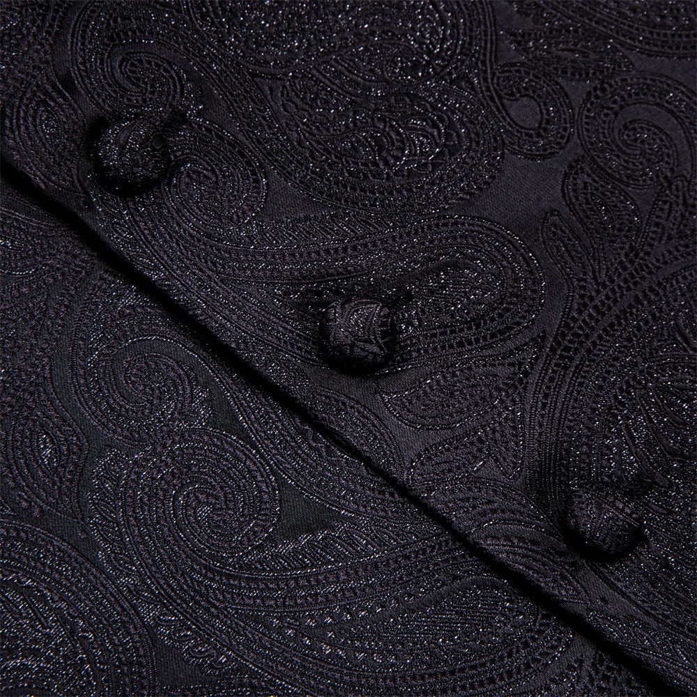GentCrest Black Paisley Vest Set - Image 7
