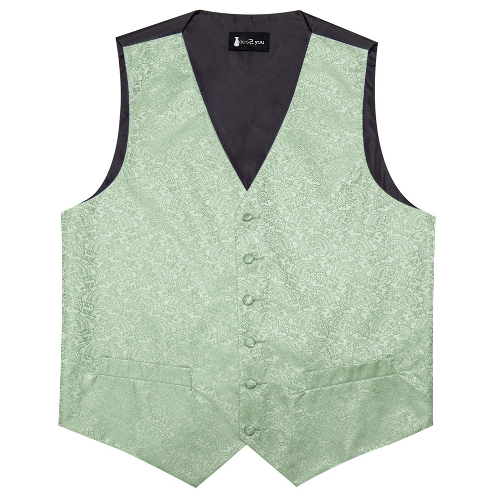 GentCrest Green Paisley Vest Set - Image 6