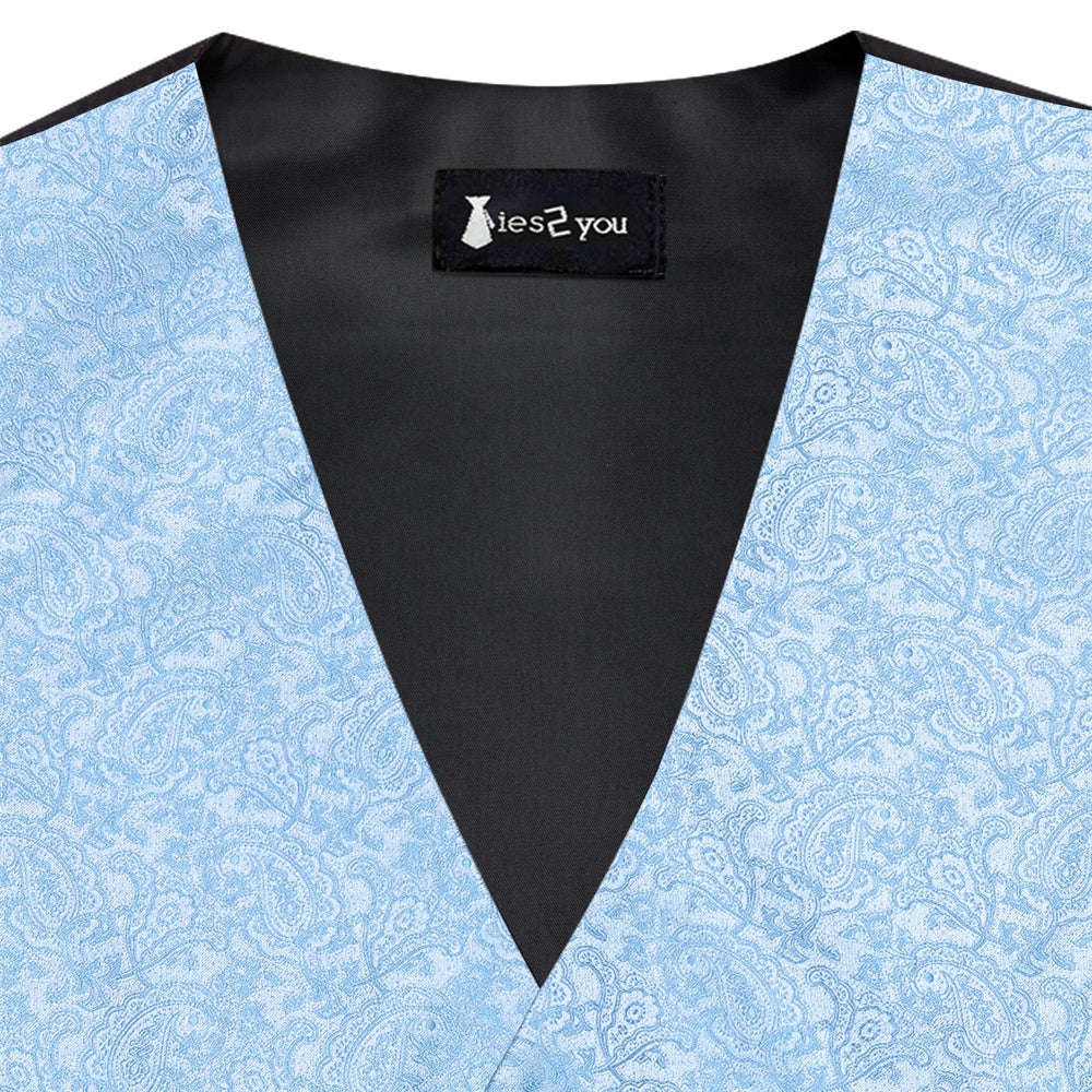 GentCrest Blue Paisley Vest Set - Image 5
