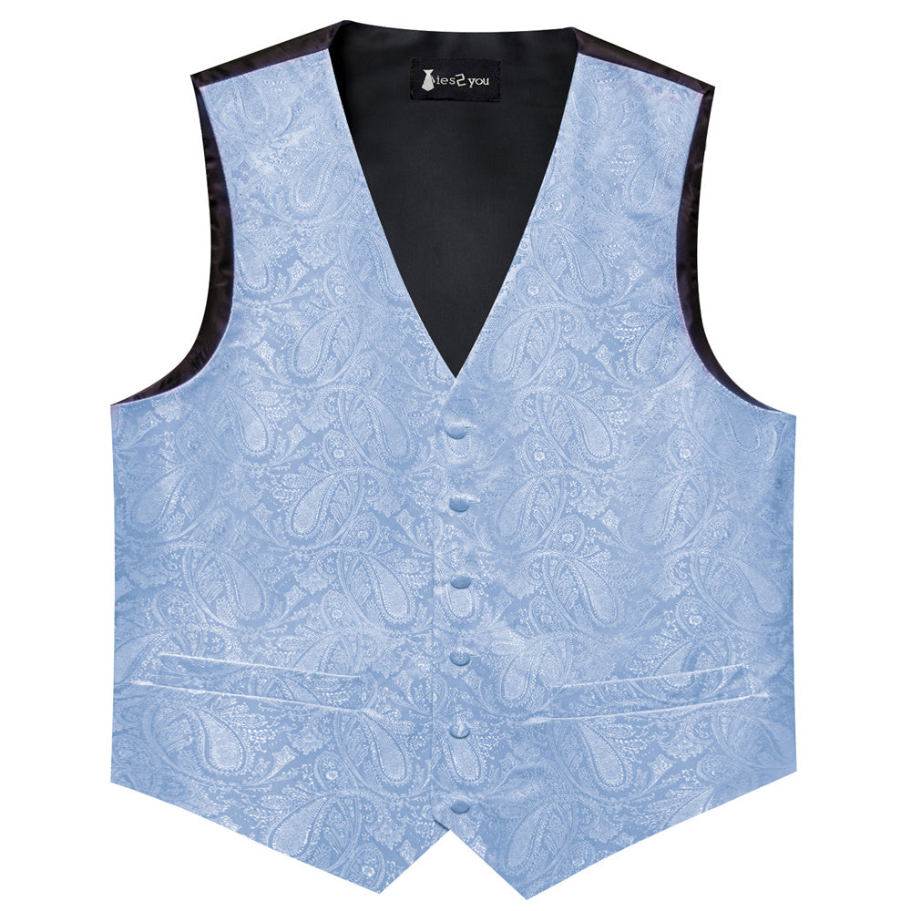 GentCrest Blue Paisley Vest Set - Image 8
