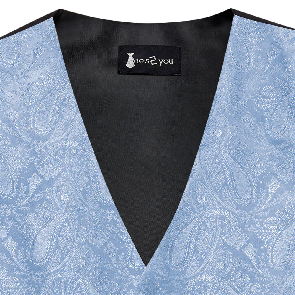 GentCrest Blue Paisley Vest Set - Image 7
