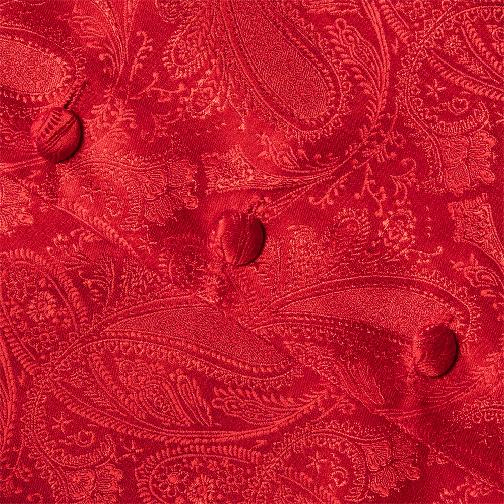 GentCrest Red Paisley Vest Set - Image 7